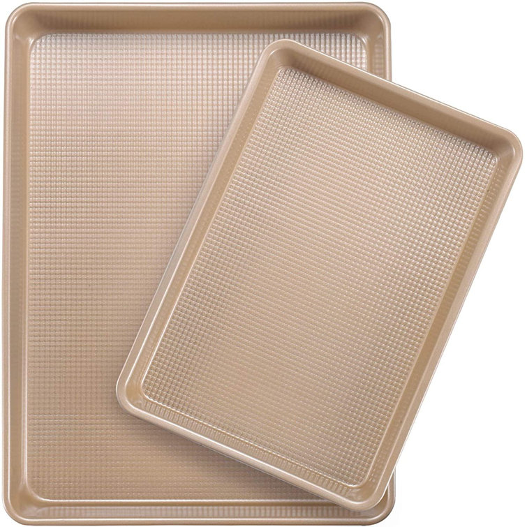 hodog2015 Baking Cookie Sheet Baking Pan Set, Professional Baking Sheet